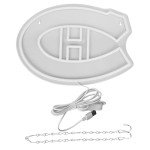 Ice Hockey Neon Sign,Sports Hockey Team,Ice Hockey LED Sign,Sport Neon Lights,Hockey Light,Hockey Club Decor,Hockey Gifts for Boys,Montreal Hockey Fans,Size 16.5 * 11.4 inches(XD101)