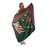 NORTHWEST NHL Officially Licensed Minnesota Wild 46" x 60" Microfiber Throw Blanket