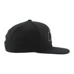 ZHATS Standard NHL Officially Licensed Adjustable Snapback Hat Flat Bill Z11 Black Element, One Size