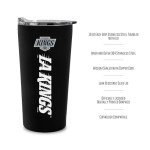 Rico Industries NHL Hockey Los Angeles Kings 18oz Soft Touch, Easy Grip Tumbler