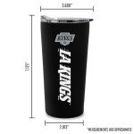 Rico Industries NHL Hockey Los Angeles Kings 18oz Soft Touch, Easy Grip Tumbler