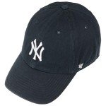 MLB New York Yankees Men's '47 Brand Home Clean Up Cap, Navy, One-Size