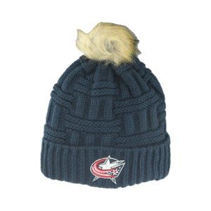 ZHATS Women's Standard NHL Officially Licensed Beanie Faux Fur Pom, Team Color, One Size