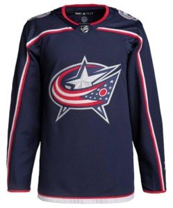 adidas Columbus Blue Jackets Primegreen Authentic Home Men's Jersey (US, Alpha, 2X, Regular, Regular, Navy)