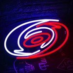 Carolina Hockey Neon Sign,Hurricane LED Sign,Ice Hockey team Decor,Carolina Decor,Ice Hockey Neon Sign,Hurricane Fans,Carolina Team Gifts,Hockey Gifts for Hurricane Fans,Ice Hockey Fans(ZKXD158)