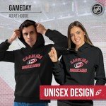 Wright & Ditson Adult NHL Gameday Hooded Sweatshirt - Officially Licensed - Fleece Hockey Pullover - Unisex Hoodie (Carolina Hurricanes - Black, X-Large)