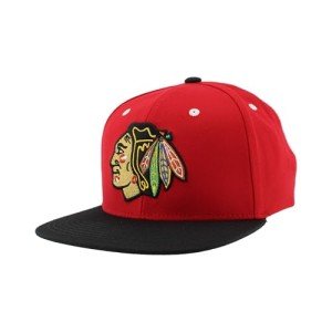 ZHATS Standard NHL Officially Licensed Adjustable Snapback Hat Flat Bill Z11 Icon Two Color, One Size