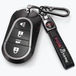 DNGNKNG Braves Leather Car Keychain Keyring for Atlanta Braves Baseball Fans,Braves Car Key Fob Holder Keychain Lanyard,Souvenir/Gifts for Baseball Fans