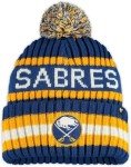 47 NHL Unisex-Adult Team Color Officially Licensed Primary Logo Bering Sport Knit Cuffed Pom Beanie Cold Weather Hat - Buffalo Sabres Blue