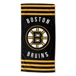 Northwest NHL Boston Bruins Beach Towel, 30" x 60", Stripes