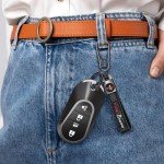 DNGNKNG Braves Leather Car Keychain Keyring for Atlanta Braves Baseball Fans,Braves Car Key Fob Holder Keychain Lanyard,Souvenir/Gifts for Baseball Fans