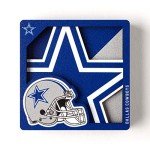 YouTheFan NFL Dallas Cowboys 3D Logo Series Magnets