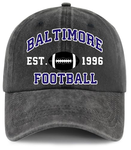 Baltimore Football Cap Est 1996 - Unisex Adjustable