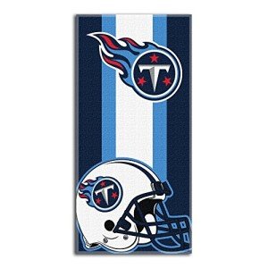 Northwest NFL Tennessee Titans Beach Towel, 30" x 60", Zone Read