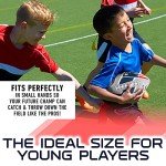 Franklin Sports NFL New England Patriots Football - Youth Football - Mini 8.5" Rubber Ball - Perfect for Kids - Team Logos and Colors