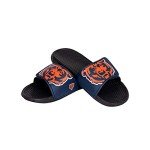 FOCO Chicago Bears NFL Mens Cropped Big Logo Slides - XL