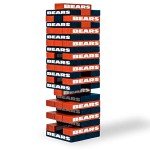 Wild Sports NFL Chicago Bears Table Top Stackers 3" x 1" x .5", Team Color