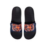 FOCO Chicago Bears NFL Mens Cropped Big Logo Slides - XL