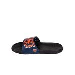 FOCO Chicago Bears NFL Mens Cropped Big Logo Slides - XL