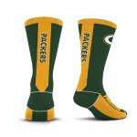 For Bare Feet NFL GREEN BAY PACKERS MVP Crew Sock Team Color Youth