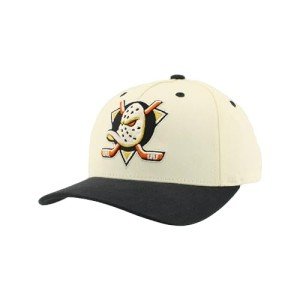ZHATS Standard NHL Officially Licensed Adjustable Snapback Hat Marquee Ivory, One Size