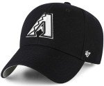 47 MLB Black White Outline Primary Logo MVP Adjustable Structure Hat, Adult One Size Fits All - Arizona Diamondbacks - Black
