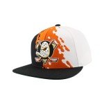 ZHATS Standard NHL Officially Licensed Adjustable Snapback Hat Flat Bill Z11 Retro Paintbrush, Team Color, One Size