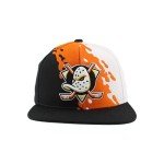 ZHATS Standard NHL Officially Licensed Adjustable Snapback Hat Flat Bill Z11 Retro Paintbrush, Team Color, One Size