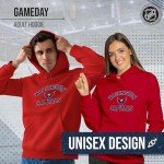 Wright & Ditson Adult NHL Gameday Hooded Sweatshirt - Officially Licensed - Fleece Hockey Pullover - Unisex Hoodie (Washington Capitals - Red, Large)