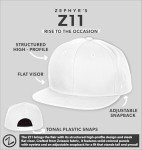 ZHATS Standard NHL Officially Licensed Adjustable Snapback Hat Flat Bill Z11 Retro Paintbrush, Team Color, One Size