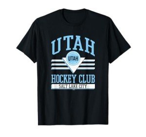 Utah Hockey Club Black Officially Licensed T-Shirt