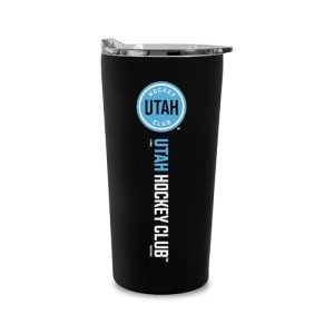 Rico Industries NHL Hockey Utah Hockey Club 18oz Soft Touch, Easy Grip Tumbler