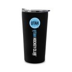 Rico Industries NHL Hockey Utah Hockey Club 18oz Soft Touch, Easy Grip Tumbler