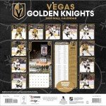 Vegas Golden Knights 2025 12x12 Team Wall Calendar