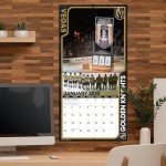 Vegas Golden Knights 2025 12x12 Team Wall Calendar