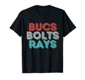 Retro Vintage Bucs Bolts Rays T-Shirt