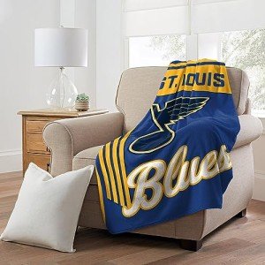 NORTHWEST NHL Officially Licensed St. Louis Blues 46" x 60" Microfiber Throw Blanket