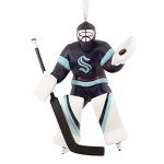 Hallmark NHL Seattle Kraken Goalie Christmas Ornament,Resin 0001OSL1990