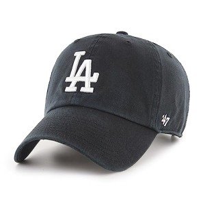 '47 New York Yankees Adjustable Cap Clean Up MLB, Los Angeles Dodgers Black, One Size