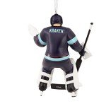 Hallmark NHL Seattle Kraken Goalie Christmas Ornament,Resin 0001OSL1990