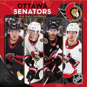 TURNER SPORTS Ottawa Senators 2025 12x12 Team Wall Calendar (25998011950)