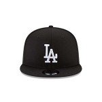 New Era 950 Los Angeles Dodgers Basic Snapback Hat (Black/White) Men's Cap