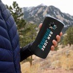 Rico Industries NHL Hockey San Jose Sharks 18oz Soft Touch, Easy Grip Tumbler