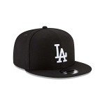 New Era 950 Los Angeles Dodgers Basic Snapback Hat (Black/White) Men's Cap