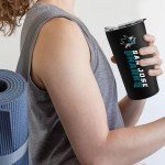 Rico Industries NHL Hockey San Jose Sharks 18oz Soft Touch, Easy Grip Tumbler