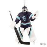 Hallmark NHL Seattle Kraken Goalie Christmas Ornament,Resin 0001OSL1990