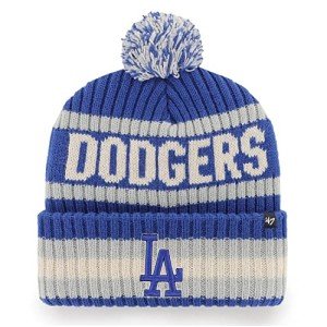 '47 MLB Unisex-Adult Primary Logo Bering Cuffed Knit Pom Beanie Hat (Los Angeles Dodgers), Multi