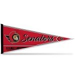 Rico Industries NHL Hockey Ottawa Senators Classic 12" x 30" Felt Wall Décor Pennant - Great for Home/Bed Room/Man Cave Décor