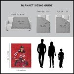 Northwest NHL New Jersey Devils Silk Touch Throw Blanket, 50" x 60", Jack Hughes