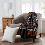 Northwest NHL Philadelphia Flyers Unisex-Adult Fleece Throw Blanket, 50" x 60", Fade Away